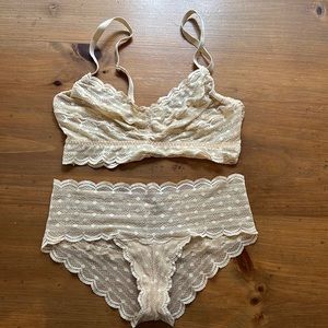 Cosabella Sweet Treats Bralette and Panty NWOT